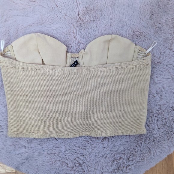 NWOT Zara Crop Bustier Size XL - Picture 4 of 4